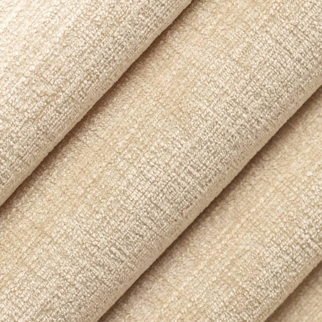 Natural Stain Resistant Performance Pet Friendly Texturedd Upholstery Fabric by The Yard - SKU: Mccoy Flax